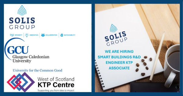 SMART Buildings R&D Engineer (KTP Associate) (1FTE/FTC 30 months)